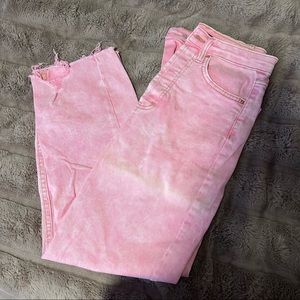 Wild Fable Pink Distressed Jeans